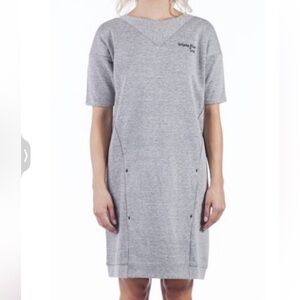 Triple Five Soul Light Grey Sweatshirt Dress